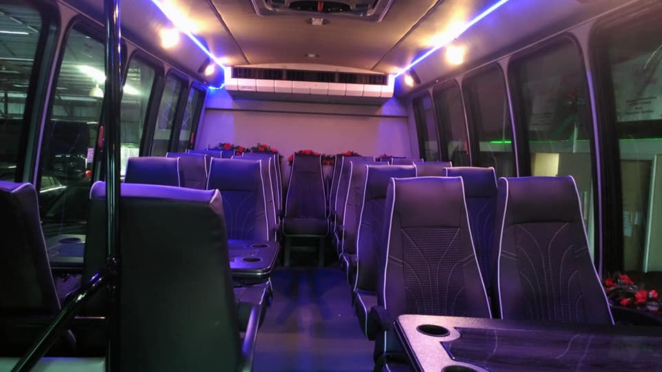 Inside Coach Bus in St Augustine
